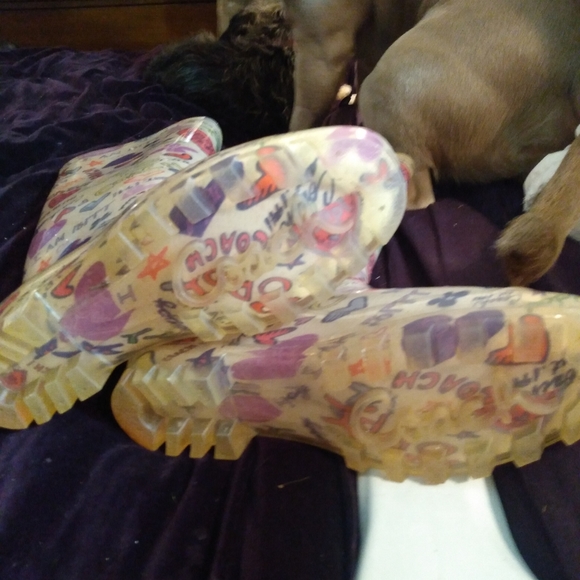 Coach poppy rain boots - Picture 3 of 4